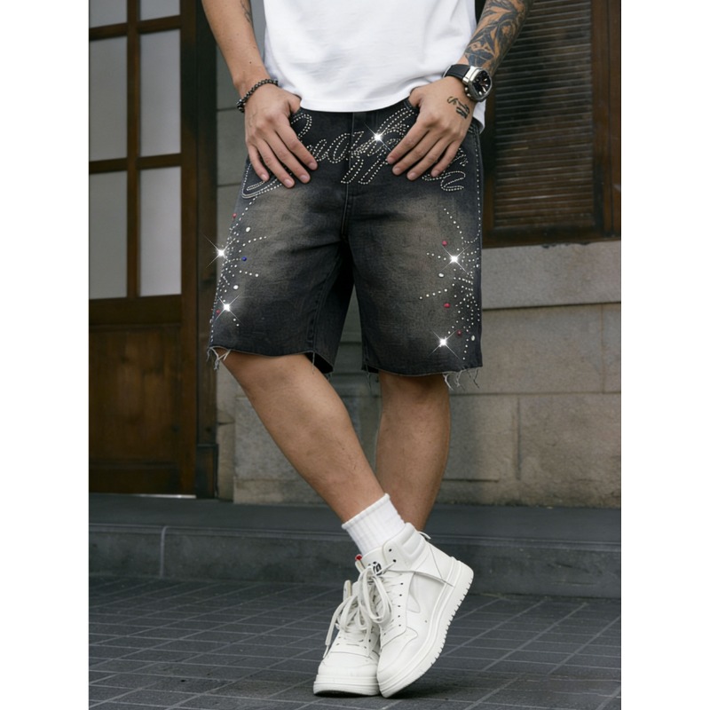 Amerikan Sokak Giyim Erkek Esn - Shorts Denim Frayed incelemesi ve fiyatı