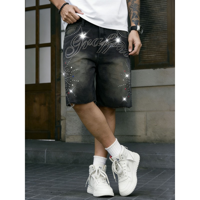 Amerikan Sokak Giyim Erkek Esn - Shorts Denim Frayed incelemesi ve fiyatı