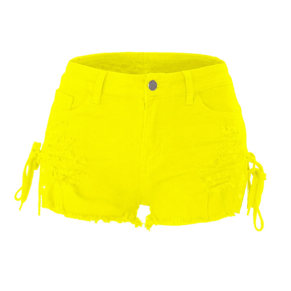 Y2k Kadın Şortları Düşük Bel M - Shorts Denim Frayed incelemesi ve fiyatı