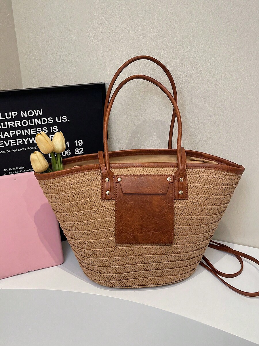 Moda Büyük Kapasiteli Dokuma Ç - Tote Bag Beach incelemesi ve fiyatı