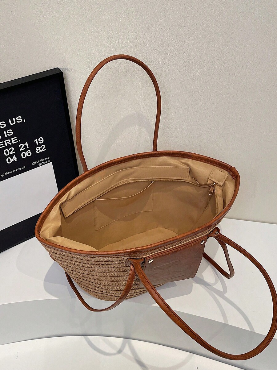 Moda Büyük Kapasiteli Dokuma Ç - Tote Bag Beach incelemesi ve fiyatı