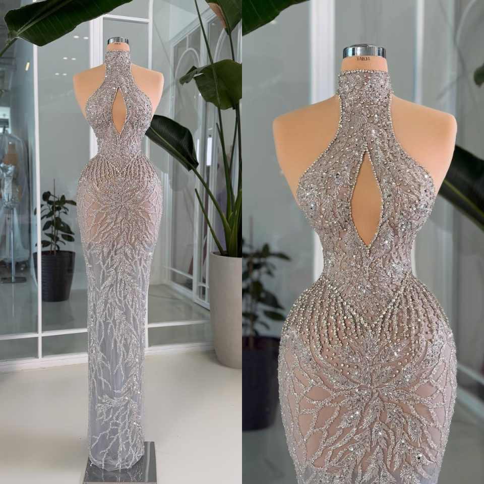 Şık Abiye Elbiseler Halter Yak - Maxi Dress Halter incelemesi ve fiyatı